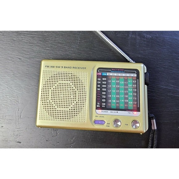 9 Band Receiver FM/AM/SW World Receiver - Picture 1 of 9